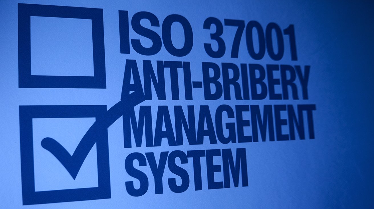 Grafika symbolizująca etykę w biznesie i zgodność z przepisami